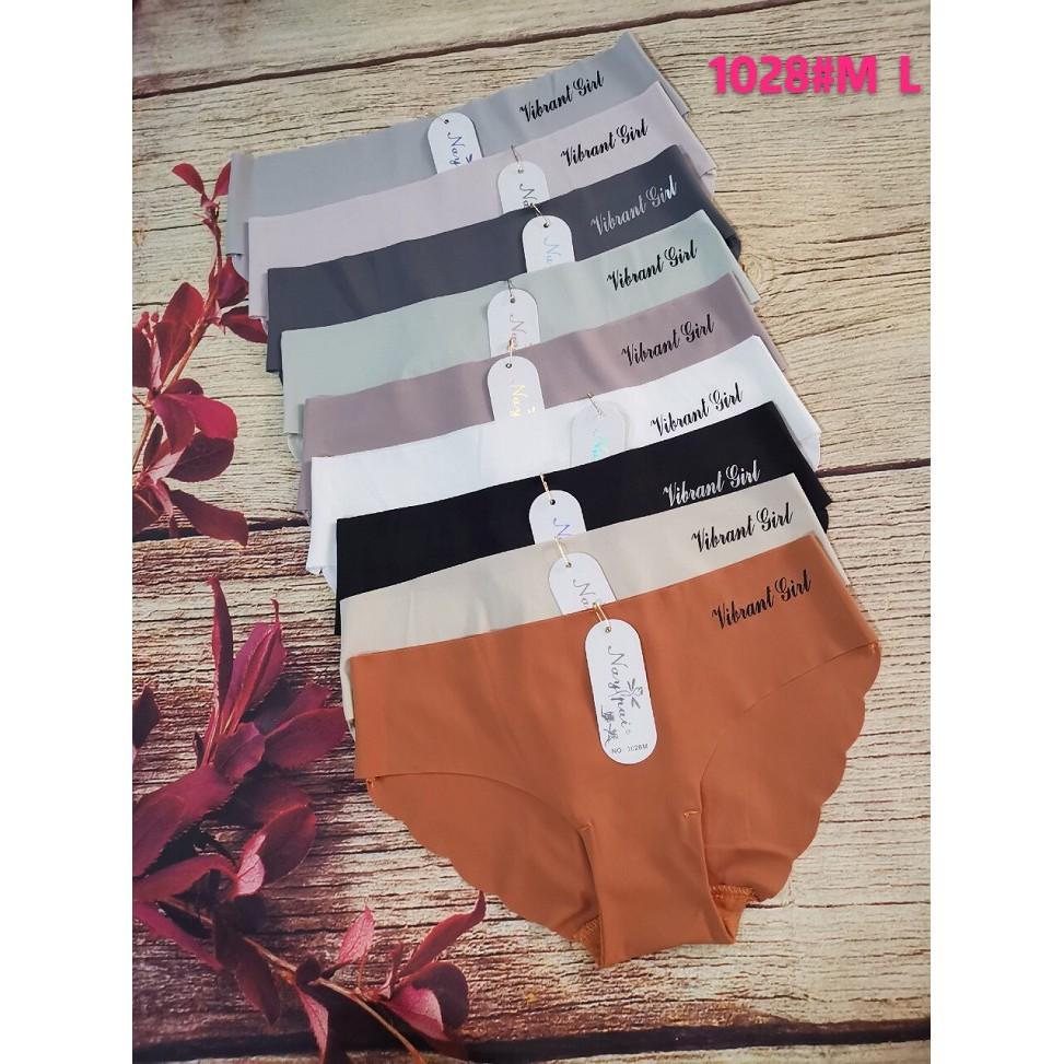 Sét 10 Quần Lót Nữ Thun Lạnh Su Đúc Kháng Khuẩn Không Viền Lượn Sóng Sexy Giá Rẻ NO1028