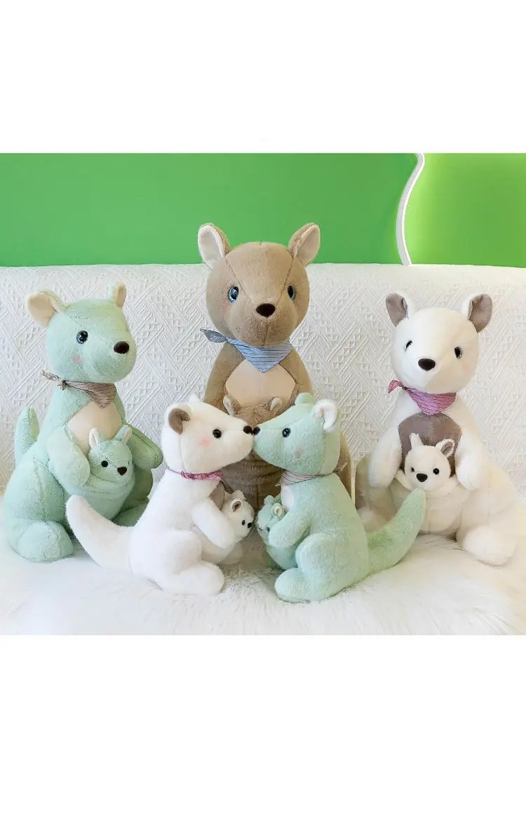 Thú nhồi bông chuột túi Kangaroo cute - Size 45cm - Quà tặng chuột bông kangaroo ôm con êm mịn cho bé
