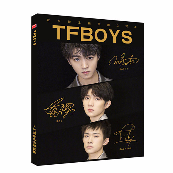 Photobook Tfboys A4 nền đen mẫu mới