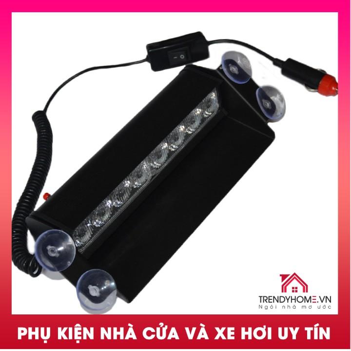 Đèn chớp xanh đỏ để taplo xe hơi, đèn nháy xin vượt ô tô,bản cao cấp kích thước lớn công suất lớn vỏ bằng kim loại