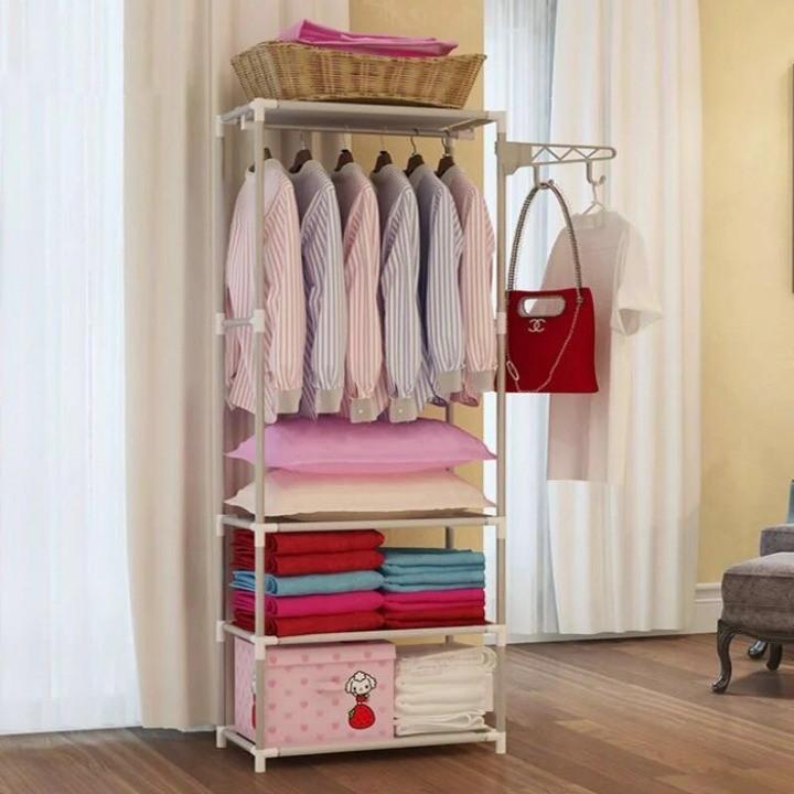 Kệ treo quần áo đa năng hình chữ H tiện dụng