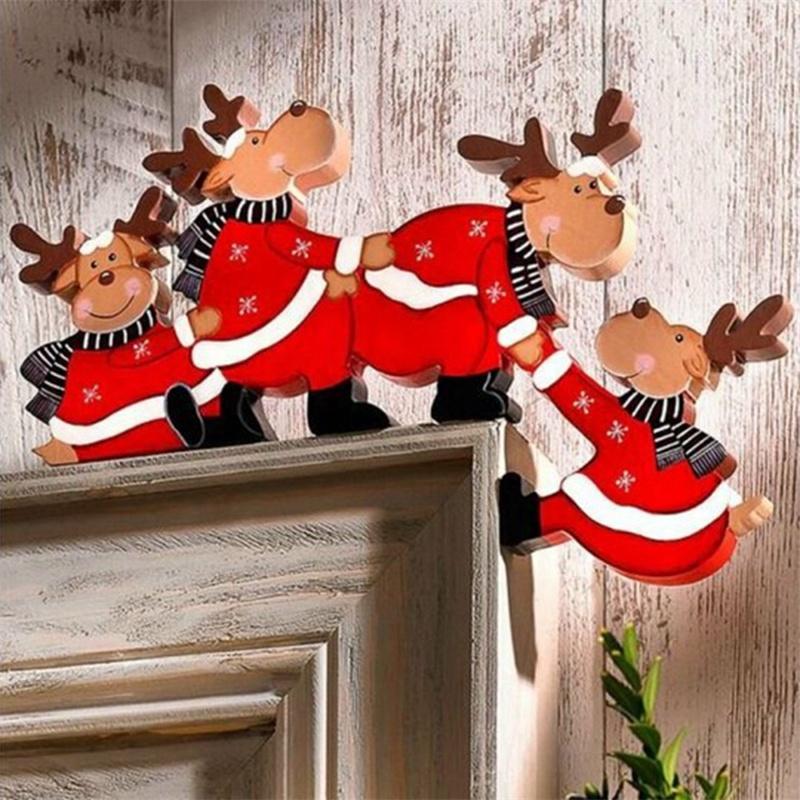 Búp bê trang trí giáng sinh hình ông già noel tuần lộc