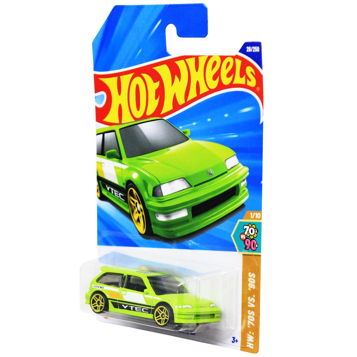 Siêu Xe Hot Wheels C4982 - 28/250 - '90 Honda Civic EF