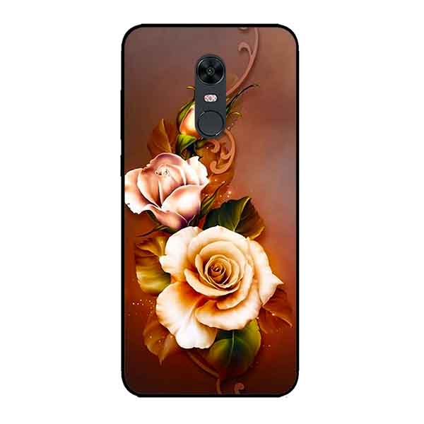 Ốp Lưng in cho Xiaomi Redmi 5 Mẫu Hoa Hồng 1 - Hàng Chính Hãng