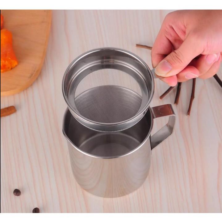 CA LỌC DẦU ĂN INOX
