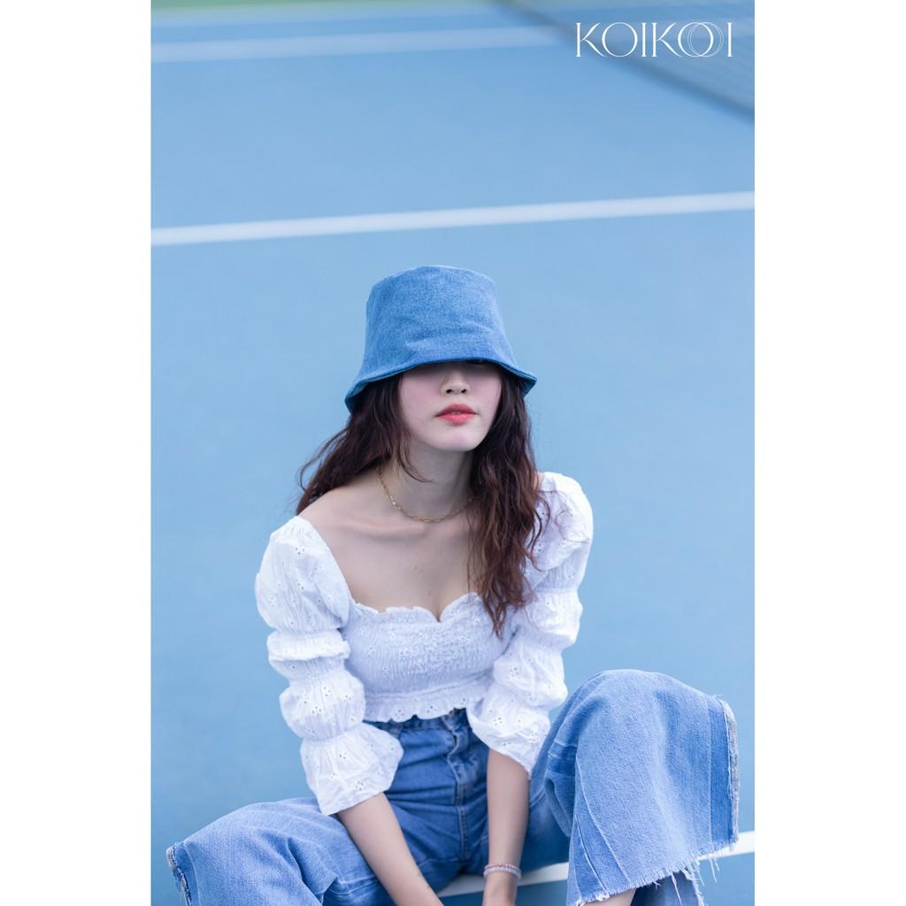 Mũ Nón Denim Bucket Vành Nhỏ - Nón PHIÊU LƯU KÝ KoiKooi