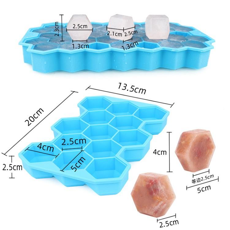 Khay Làm Đá Chất Liệu Silicon Có Nhiều Ngăn Tùy Chọn Tiện Dụng