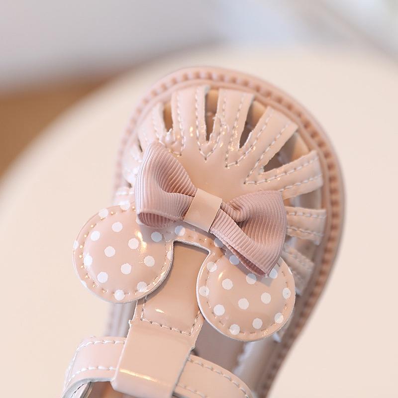 Giày tập đi sandal cho bé gái tập đi từ 0 đến 18 tháng đế mềm chống trơn trượt phong cách Hàn Quốc D60