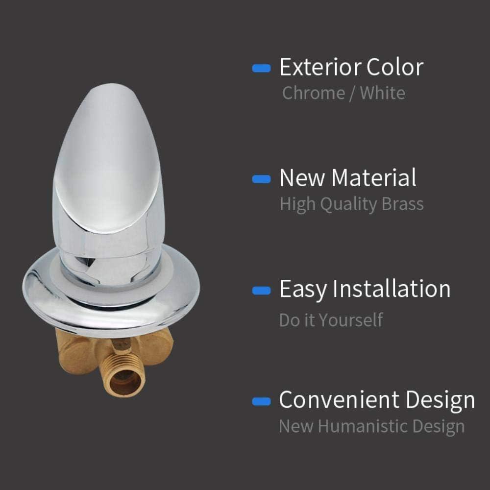 Vòi hoa sen tay cầm đơn Bộ chuyển hướng đầu ra vòi hoa sen bằng đồng thau Bộ kết hợp vòi hoa sen Chrome Vòi G1/2" Connector Bộ kết hợp vòi hoa sen nước nóng và lạnh cho phòng tắm