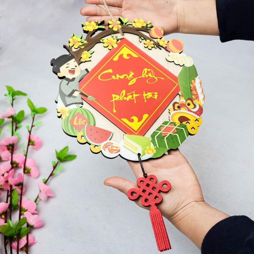 BẢNG GỖ TRANG TRÍ TẾT, TREO CỬA, TREO TƯỜNG, DECOR TRANG TRÍ