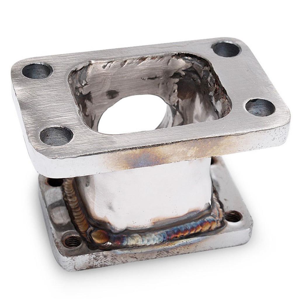 T25 T2 to T3 Car Exhaust Adapter Flange 38mm Turbo Wastegate Conversion Silver