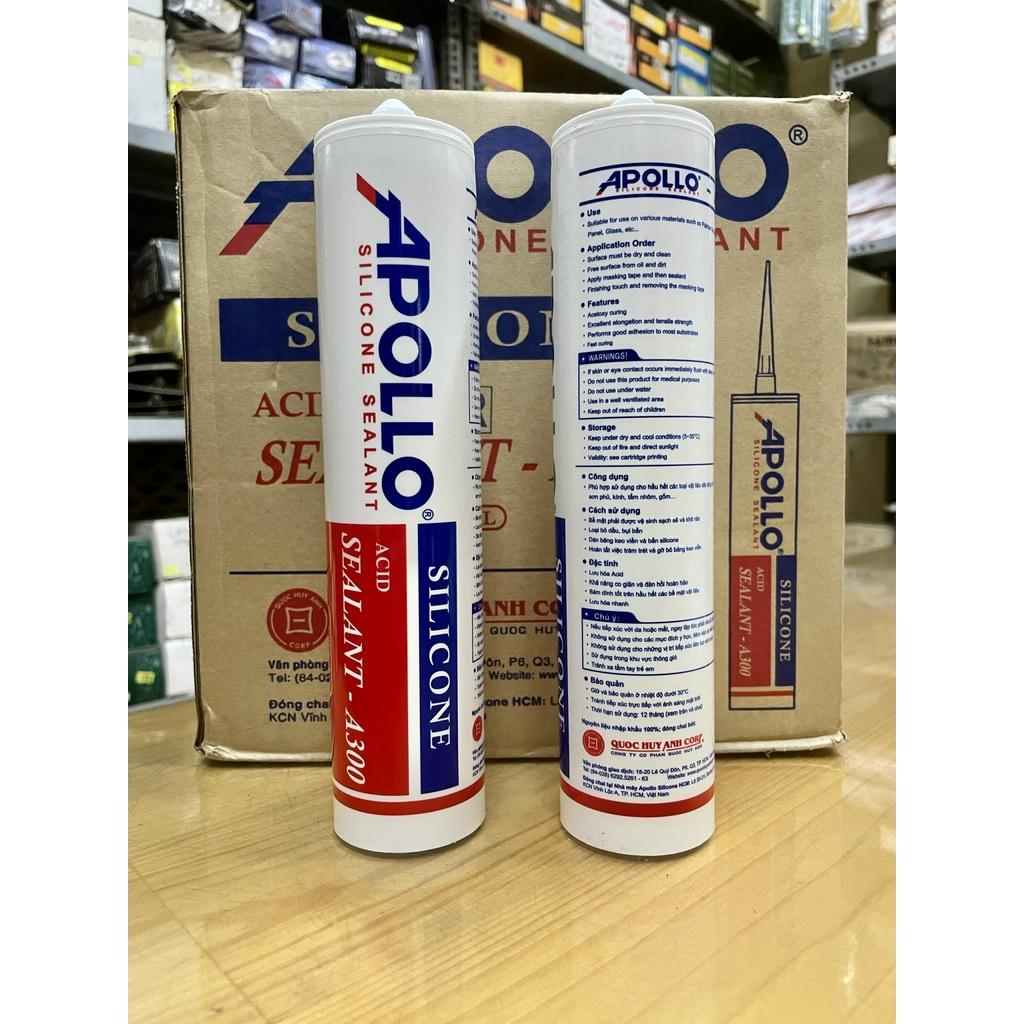 Keo silicone A300 Acid Trong/Sữa 300ml