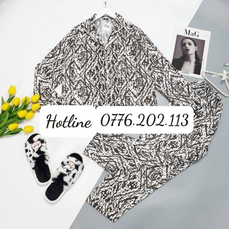 Đồ Bộ Nữ Pijama Mặc Nhà Tay Dài Quần Dài Cao Cấp Chất Dày Ấm Mặc Thu Đông Cực Thích PJM001