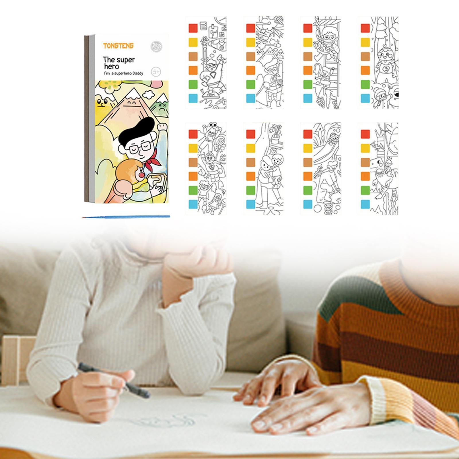 Watercolor Painting Book Entertainment Leisure Creativity for Beginners Souvenir