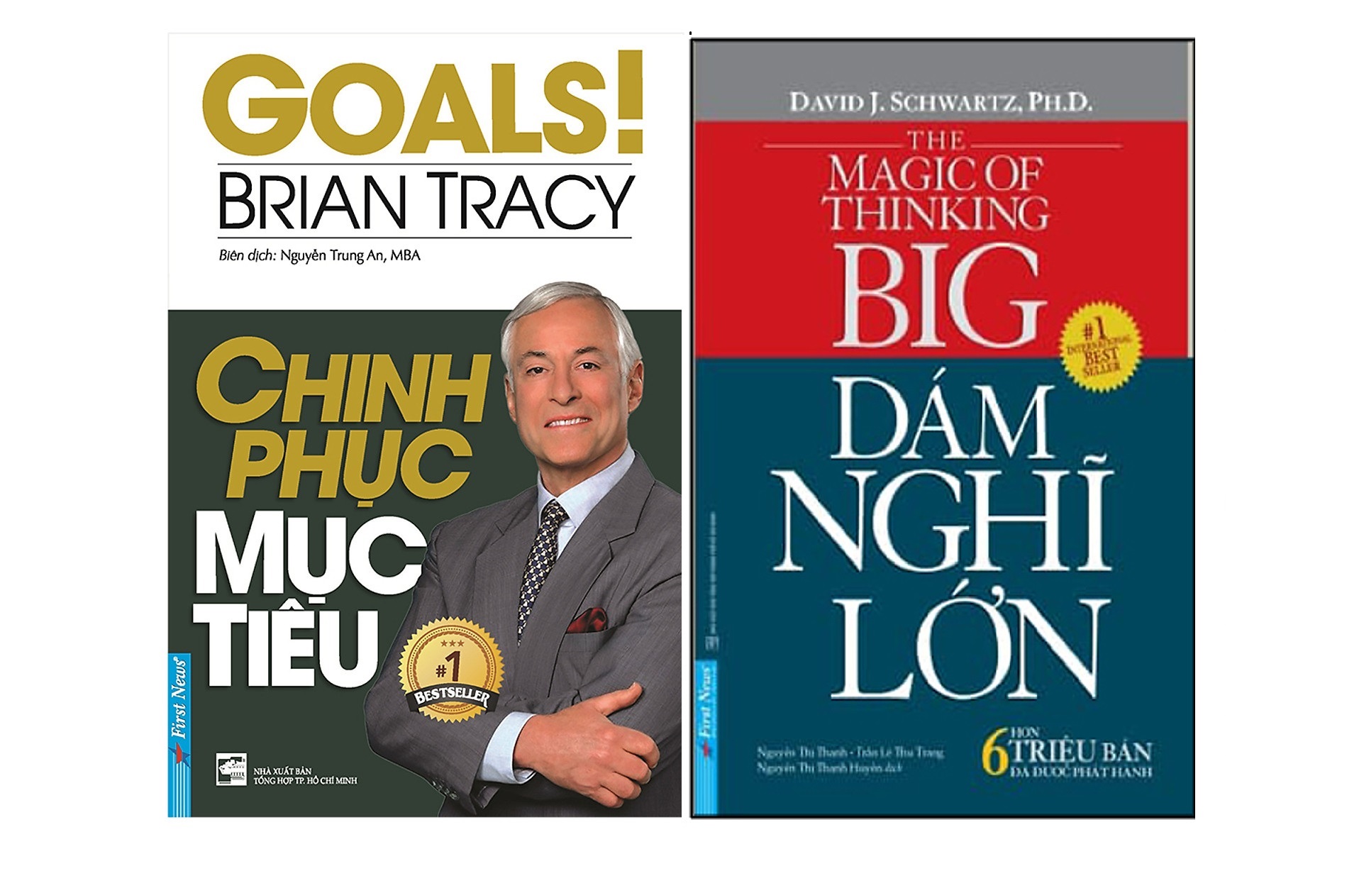 Combo 2 Cuốn Sách: Chinh Phục Mục Tiêu + Dám Nghĩ Lớn