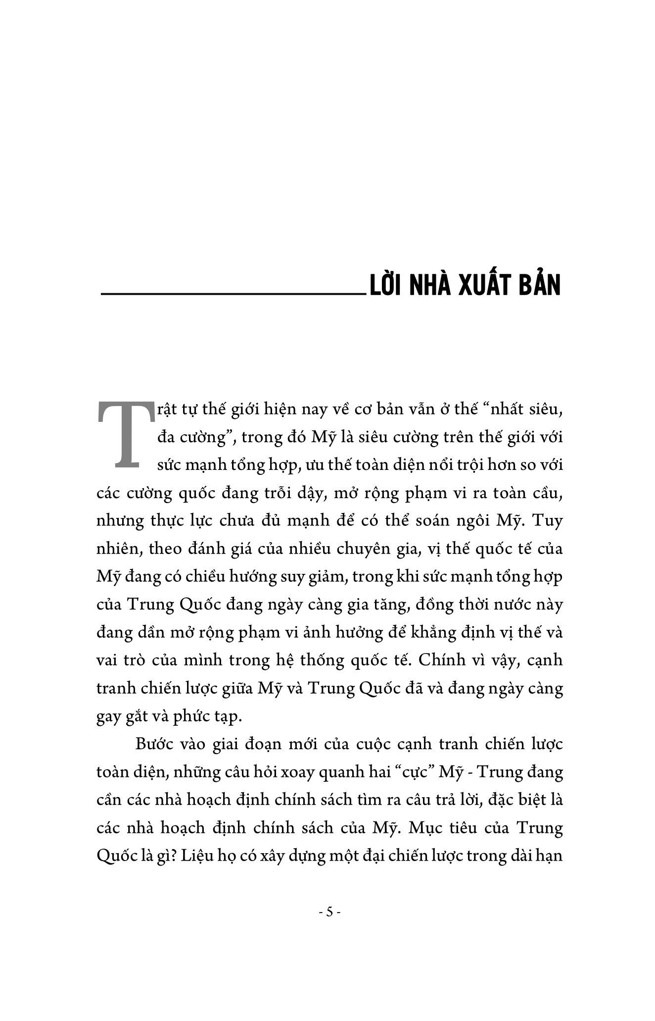 Cuộc Chiến Dài Hơi - Đại Chiến Lược Của Trung Quốc Nhằm Thay Đổi Trật Tự Của Mỹ