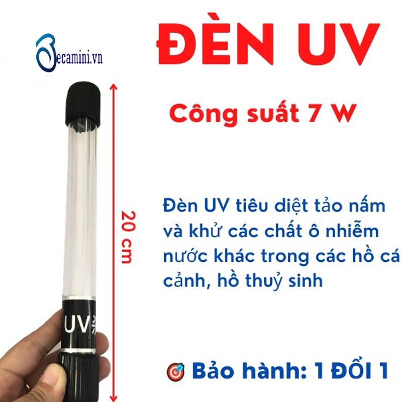 Đèn UV hồ cá , đèn UV bể cá diệt tảo, nấm có hại