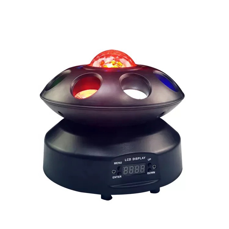 ĐÈN NẤM ĐĨA BAY UFO - ĐÈN SÂN KHẤU - ĐÈN LED XOAY 7 MÀU