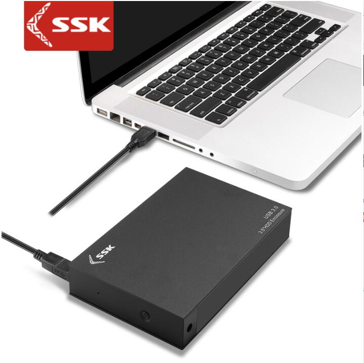 Hộp Đựng Ổ Cứng Gắn Ngoài HDD Box 3.0 SSK HE-G3000 3.5 Sata AZONE - Hàng Nhập Khẩu