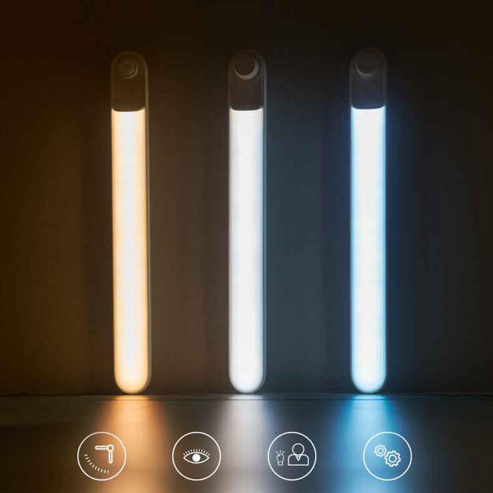 Closet Light Table Lamp Night Light Magnet Mount for Cabinet USB Plug in