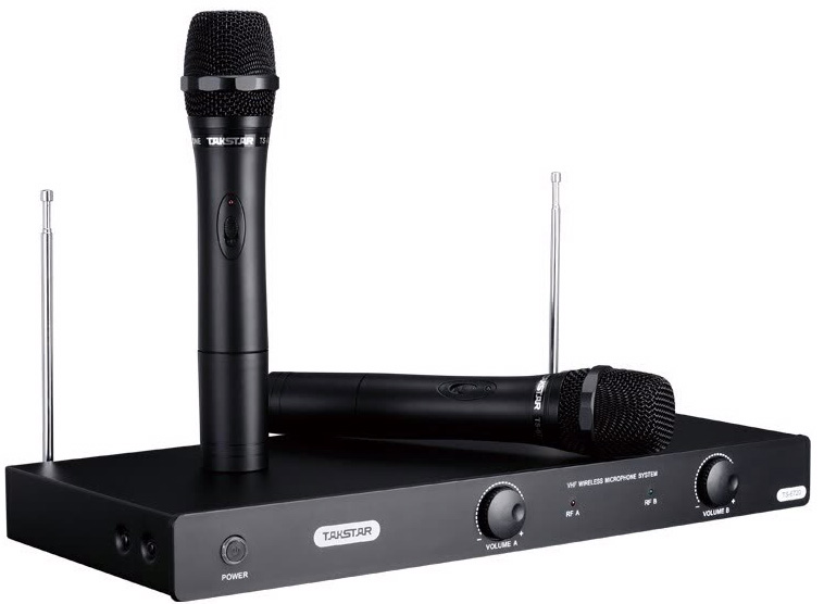 Micro Không Dây TAKSTAR TS-6720 Chính hãng Bộ 02 micro cầm tay . Dùng cho Karaoke Trợ Giảng Hội Thảo Hội Nghị Cao cấp