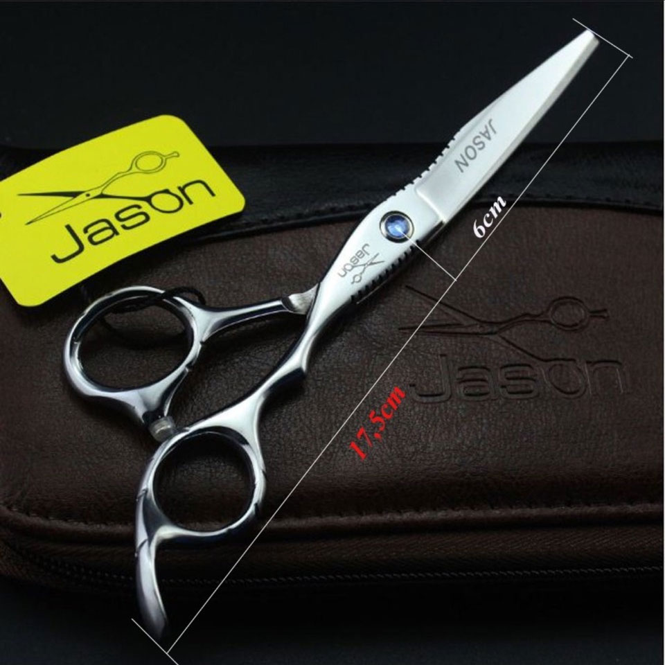 Kéo Cắt Tóc JASON JC-6.0 Inch Chuyên Nghiệp Cho Baber Mắt Ngọc TẶNG Nhiều Quà Tặng