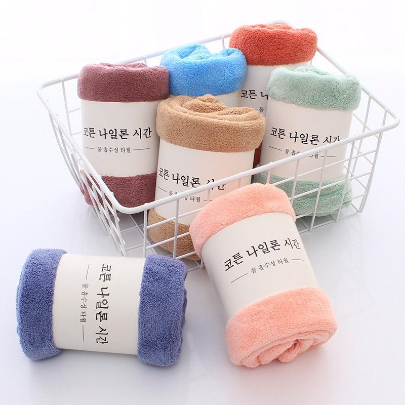 Khăn Tắm Lông Tuyết Loại To 1m4 x 70cm Xuất Hàn Siêu Thấm Hút Dày Dặn Mềm Mịn - KHĂN TẮM