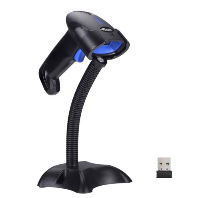 Máy quét mã vạch QR  YHD 1100DB 2D đầu đọc Barcode kết nối Bluetooth/ 2.4G/ Có dây dùng trên Điện thoại, Máy tính - Hàng nhập khẩu