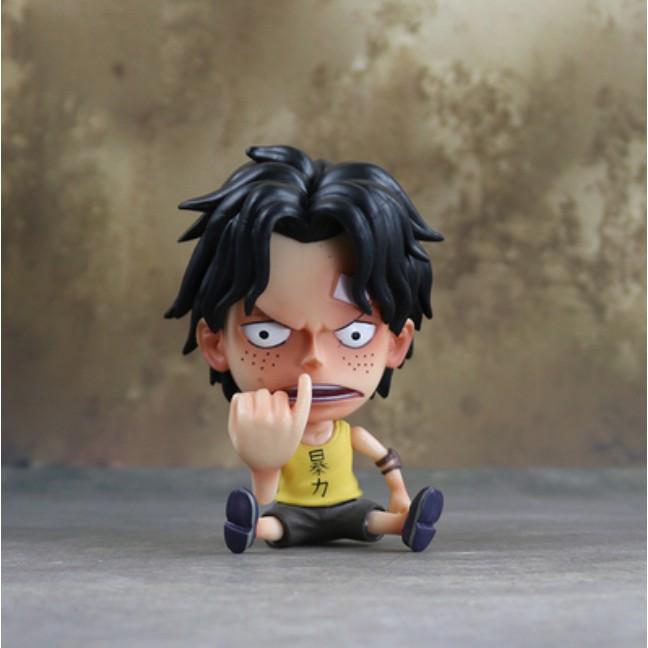 Mô hình One Piece - Mô hình Ace chibi cực kì nét màu đậm loại 1