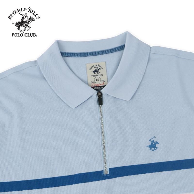 Áo Polo nam Beverly Hills Polo Club Regularfit Cotton màu xanh - PMRSS20TL065