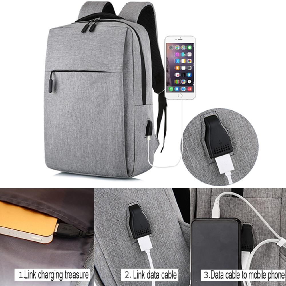 Túi Đựng Laptop Nam Nữ Backbag Du Lịch Daypacks Nam Giải Trí Ba Lô Mochila Laptop Túi Đựng Máy Tính Xách Tay USB Ba Lô Laptop Bao