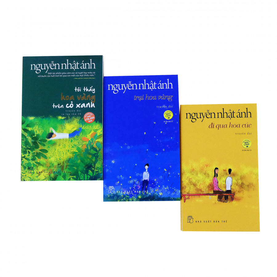 Combo Nguyễn Nhật Ánh chọn lọc: Tôi thấy hoa vàng trên cỏ xanh - Trại hoa vàng - Đi qua hoa cúc