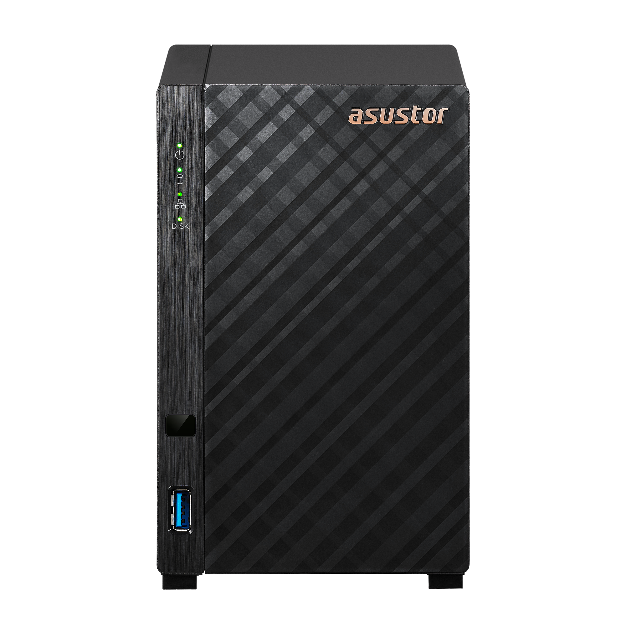 Bộ lưu trữ mạng NAS Asustor Drivestor2 AS1102T CPU ARM Quad-core, 1GB Ram, 2.5Gbps, 2 khay ổ cứng - Hàng chính hãng