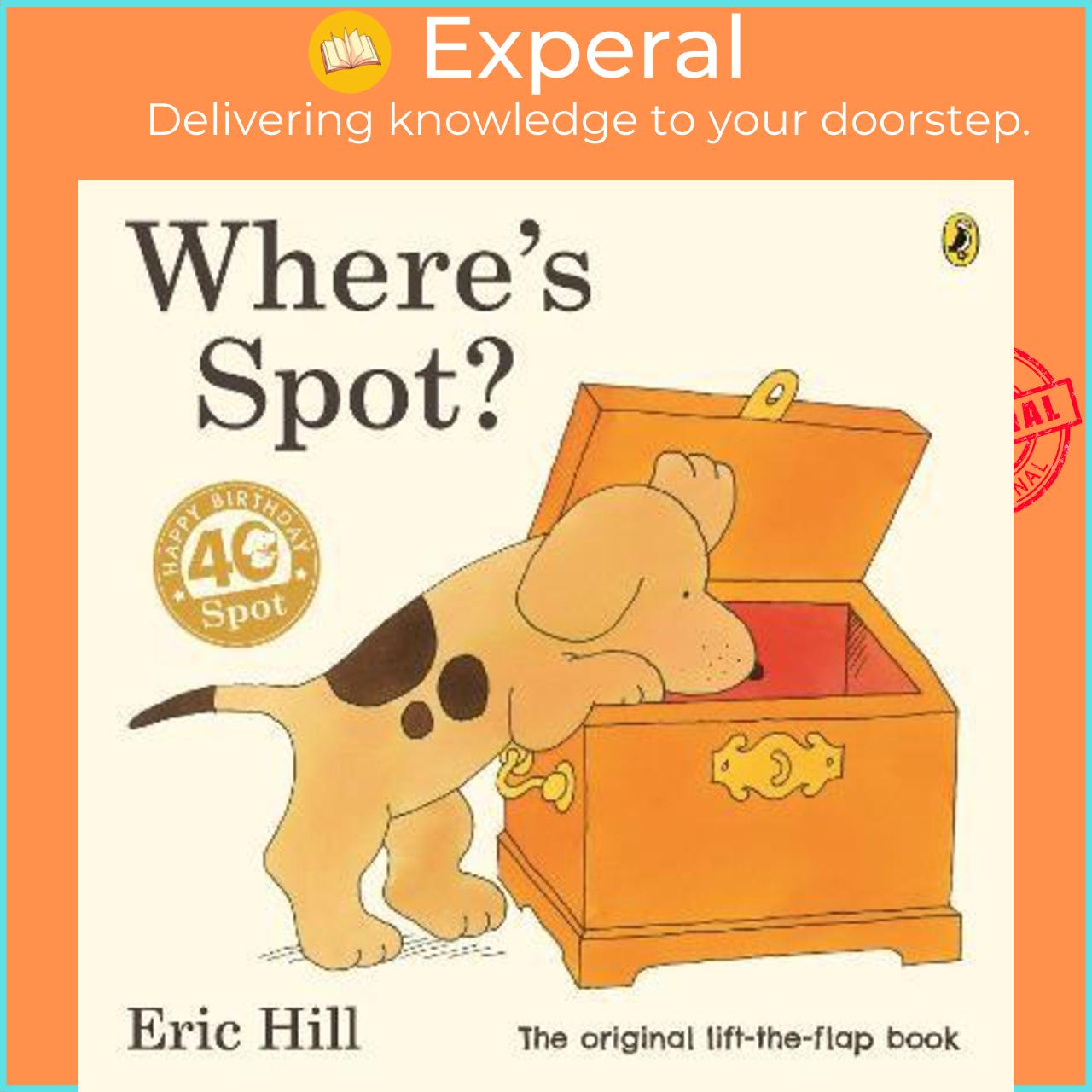 Sách - Where's Spot? by Eric Hill (UK edition, paperback)