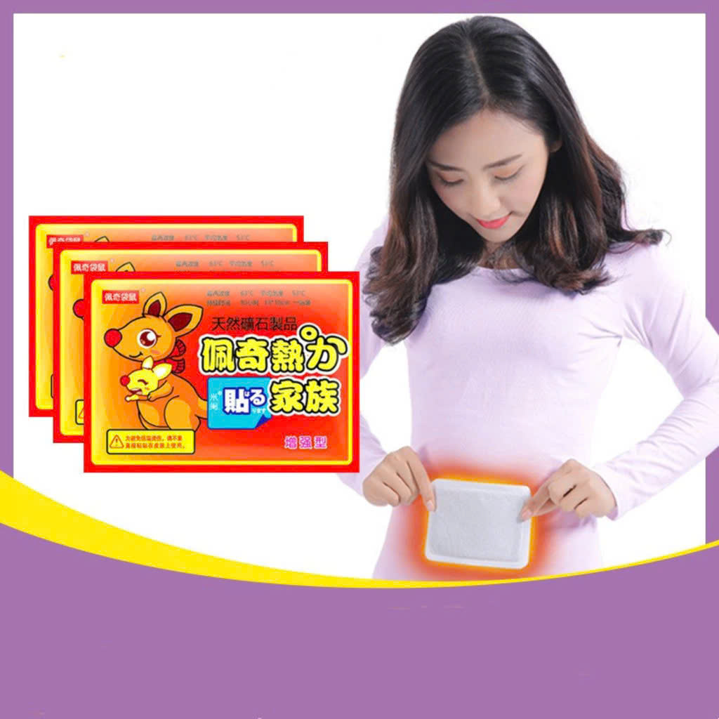 COMBO 5 Miếng Dán Giữ Nhiệt Cơ Thể 6 giờ Văn Phòng Phượt Du Lịch Dã Ngoại - Hàng Nhập Khẩu