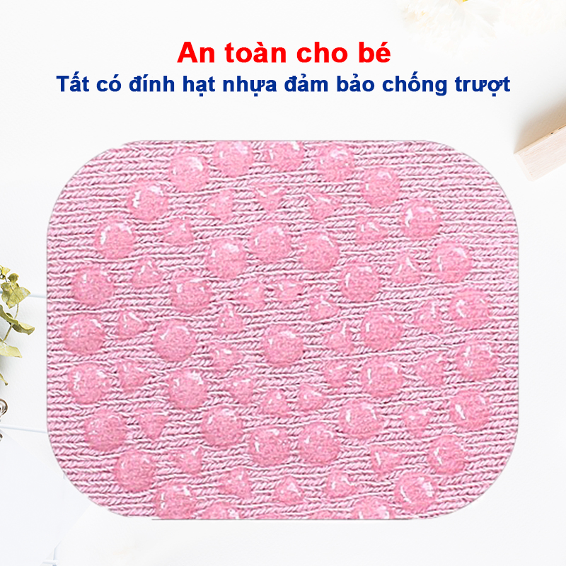 Tất vớ tập bò chống trơn trượt chống trầy vải thun dày co giãn thông hơi bảo vệ đầu gối cho bé yêu – SS003