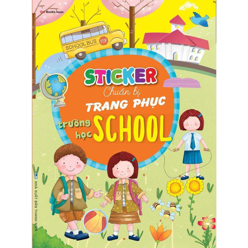 Sách - Combo 6 cuốn: Sticker chuẩn bị trang phục