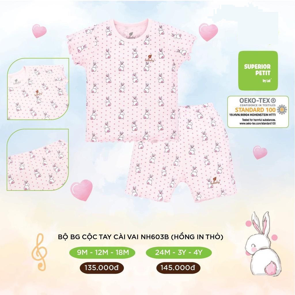 Bộ cộc tay petit cài vai bé trai, bé gái từ 6M-4Y