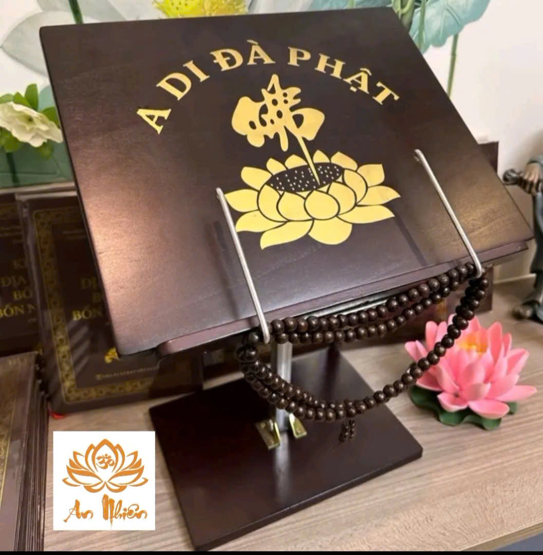 Kệ Đọc Kinh Chế độ nâng hạ Thấp nhất 30cm, Cao nhât  60cm- An Nhiên Phật