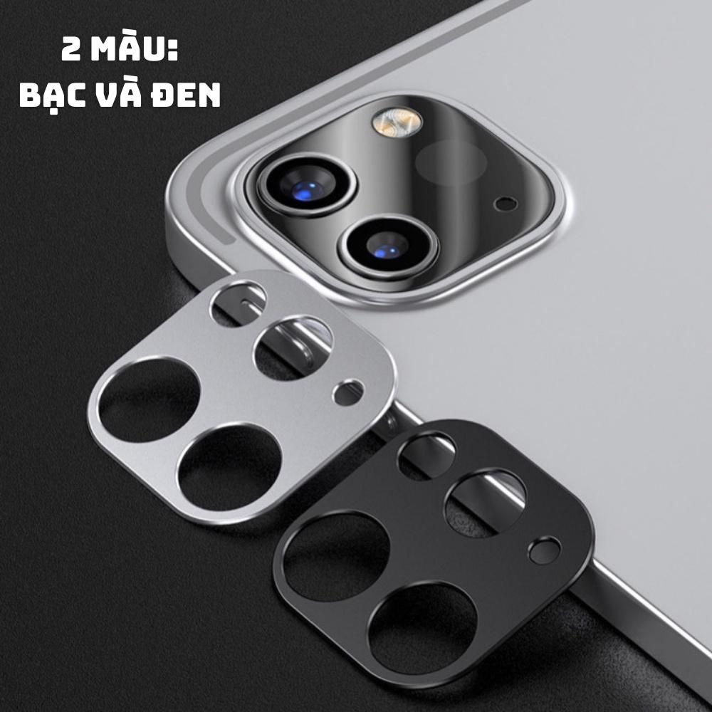 Cường lực kính cụm Camera cho iPad Pro 11/12.9 inch - Cường lực kim loại cho Camera cho iPad 11/12.9&quot; dòng iPad năm 2020/21