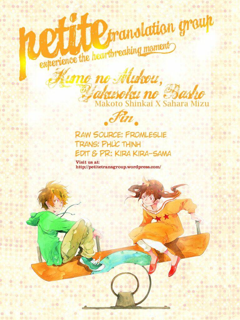 kumo no mukou, yakusoku no basho - lời hứa ngày ấy chapter 8 1