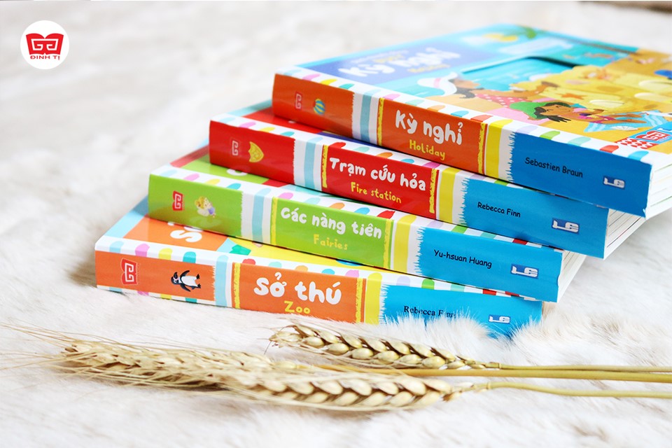 Sách Tương Tác - Sách Chuyển Động - Busy - Combo 6 Chủ Đề Cho Bé 0 - 6 Tuổi - Đinh Tị Books - Trạm Cứu Hỏa