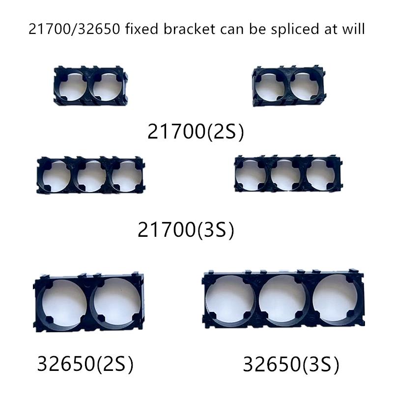 10 CHIẾC 21700/32650 giá đỡ pin lithium nhà sản xuất kết hợp cố định khóa thắt lưng Màu sắc: 21700 2S 21.2MM