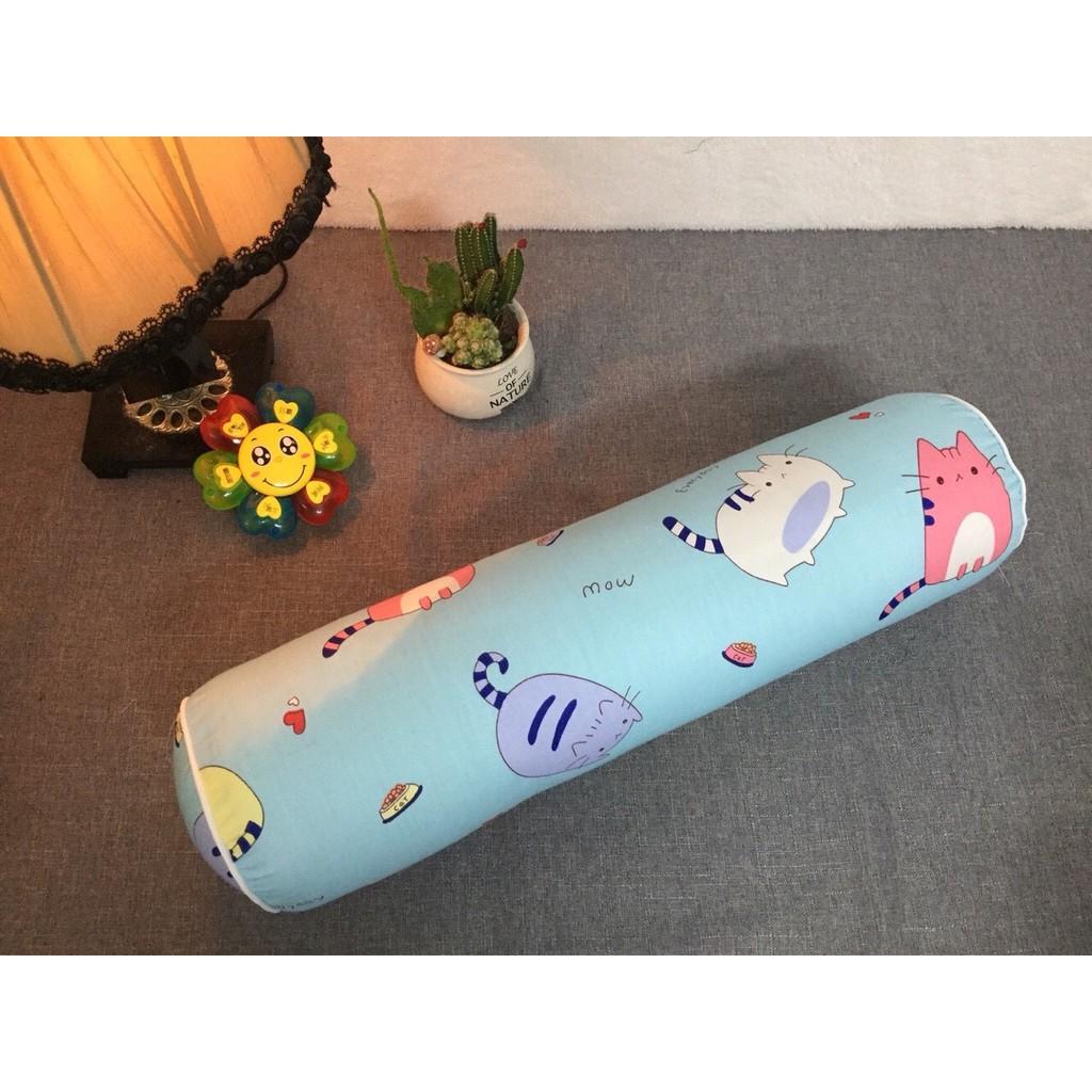 Gối ôm Người lớn Cotton 100% Loại đẹp Có khóa kéo, 30x95cm