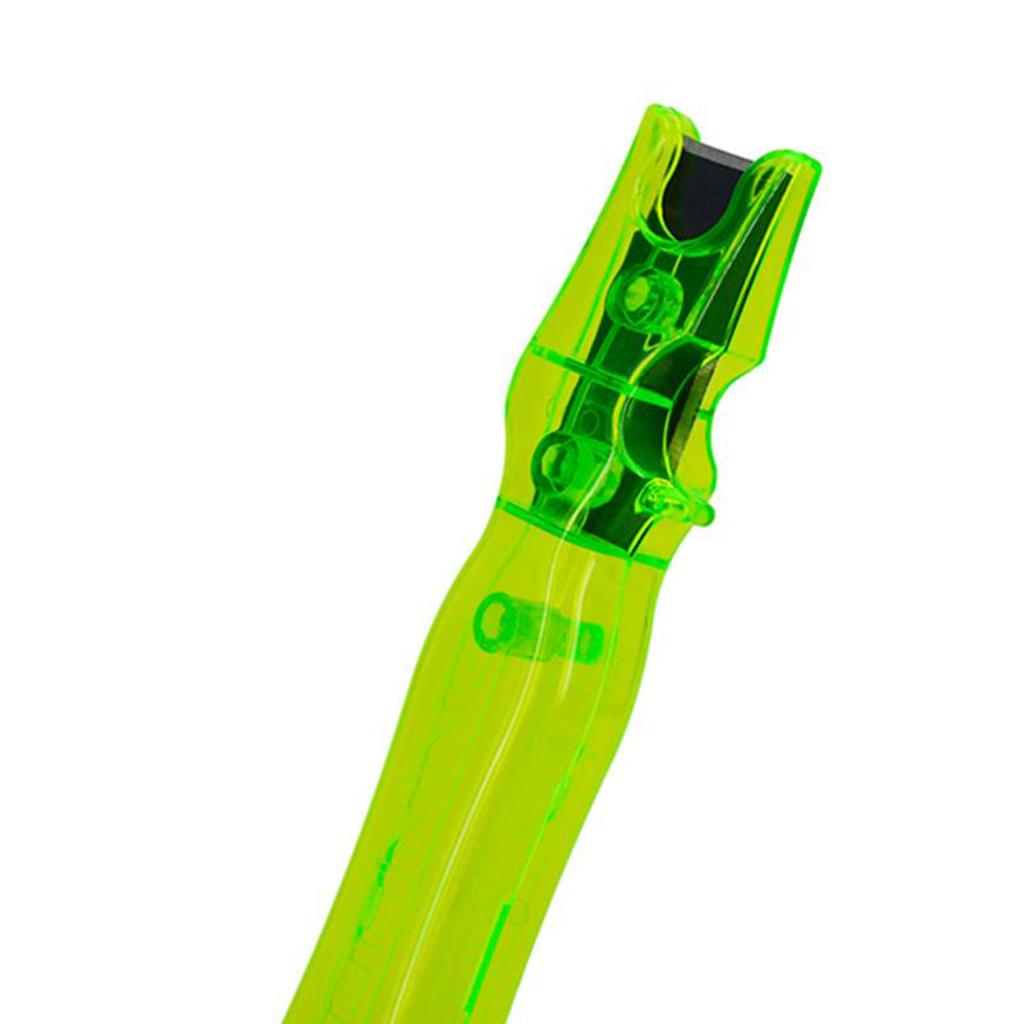 Heavy Duty Outdoor Archery Scraper Bow Stripper Feather Fletching Green