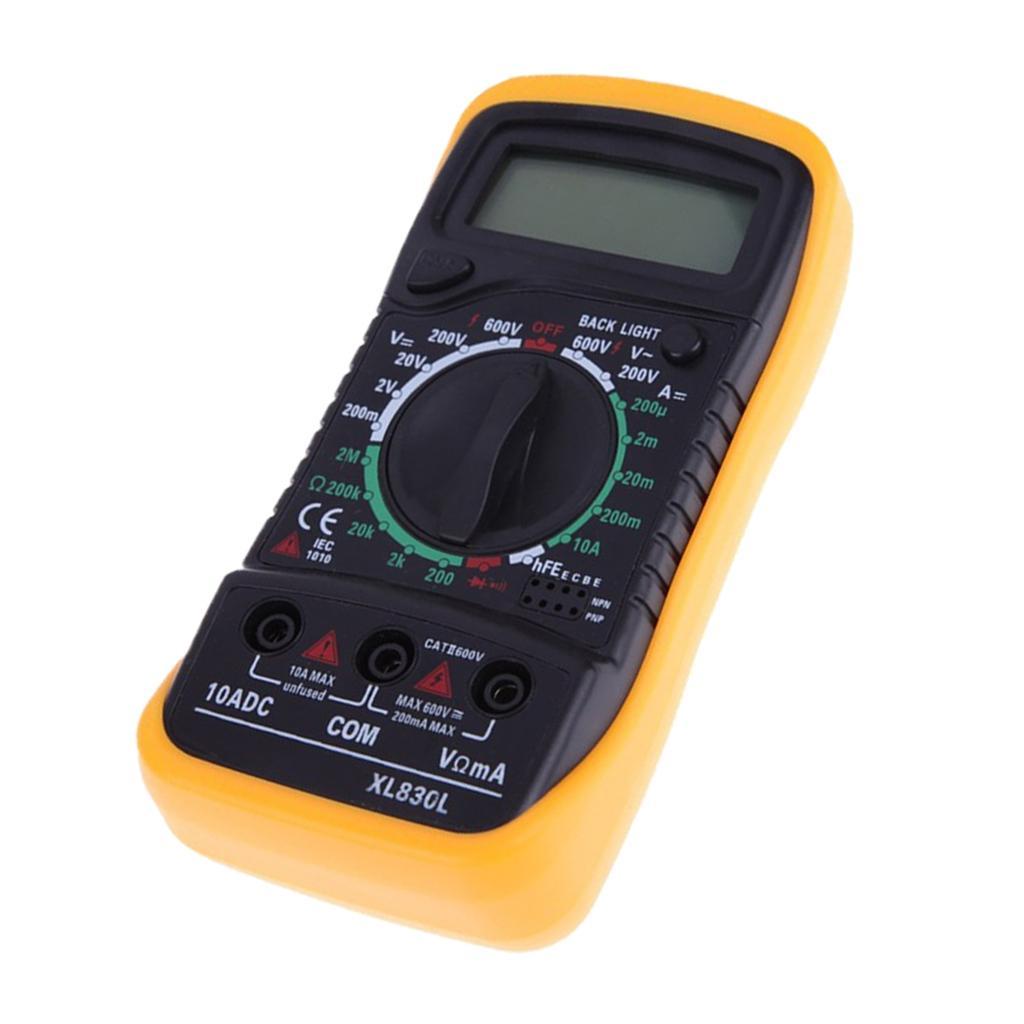 Digital Multimeter XL830L AC DC OHM Meter Voltage Tester Ammeter Circuit Checker
