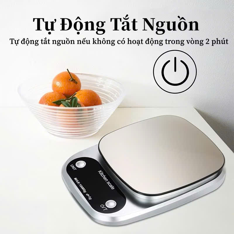 Cân Tiểu Ly Điện Tử Nhà Bếp Định Lượng 0.1 - 10000g - Cân Làm Bánh Có Độ Chính Xác Cao - HÀNG CHÍNH HÃNG MINIIN