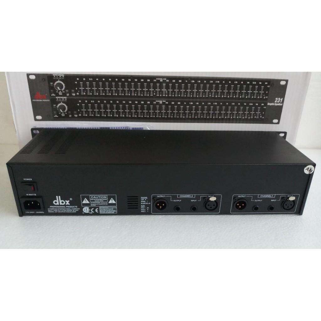 Lọc âm thanh dbx 231, thiết bị equalizer DBX