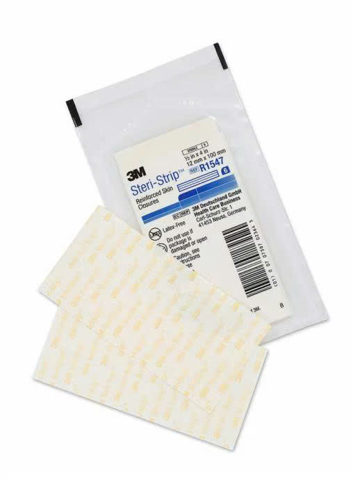 Miếng dán thay chỉ khâu da Steri-Strip R1547 12mm x 100mm (1/2IN x 4IN)