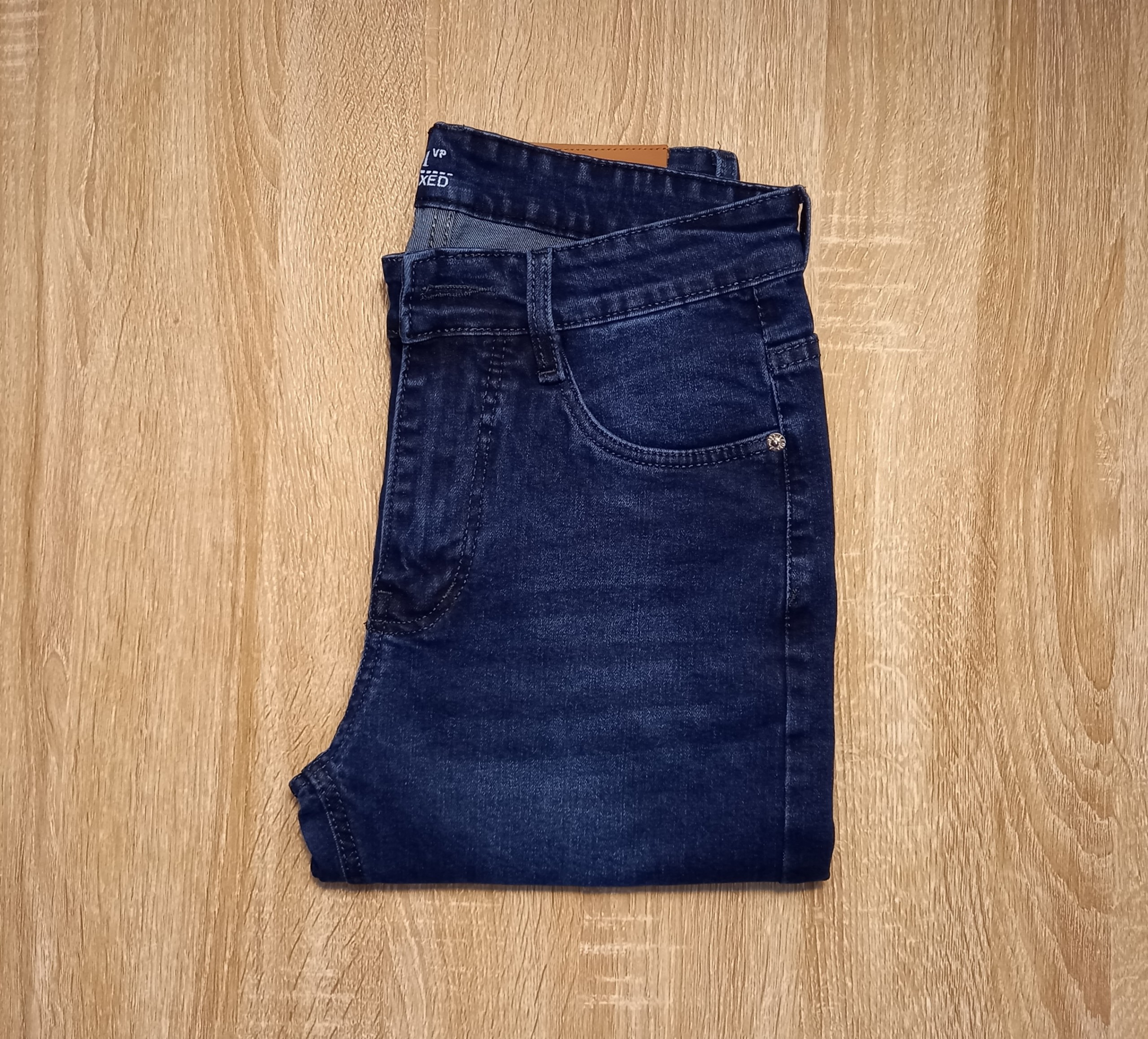 Quần jean nam co giãn dáng đẹp màu xanh mẫu mới jean nam co gian
